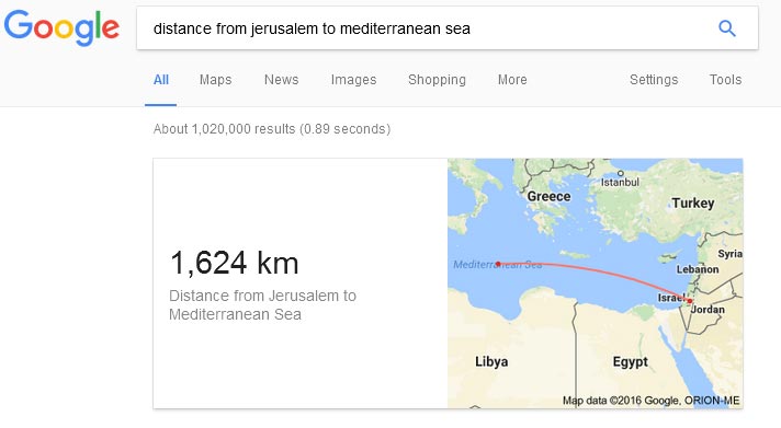 From Jerusalem to the Sea - take 1