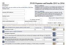 Form P11D Form P11D