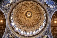 Inside of St Peter's Basilica, Vatican City, Rome Inside of St Peter's Basilica, Vatican City, Rome